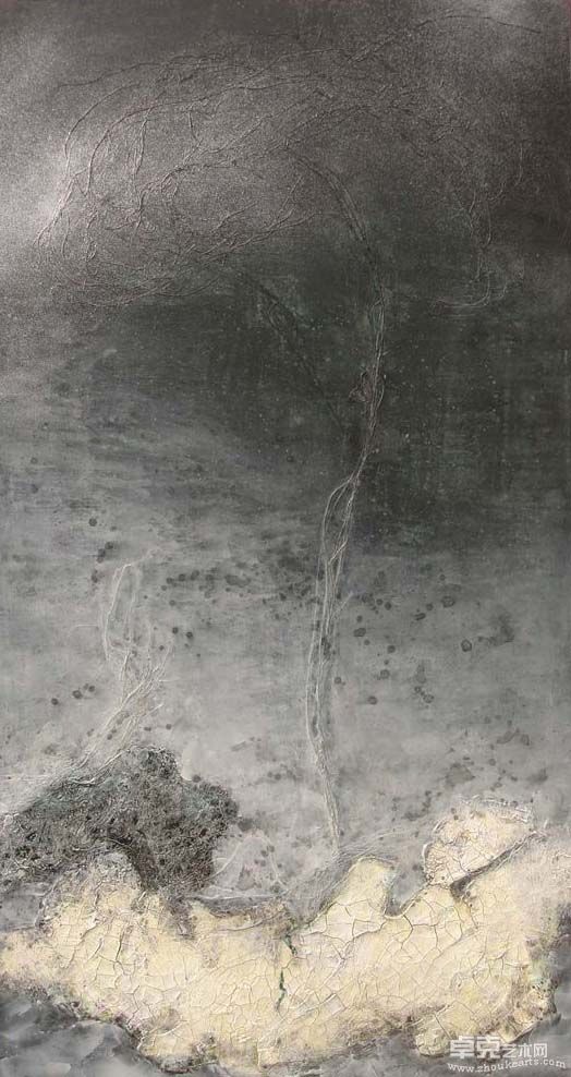 《缘起二》130X70CM