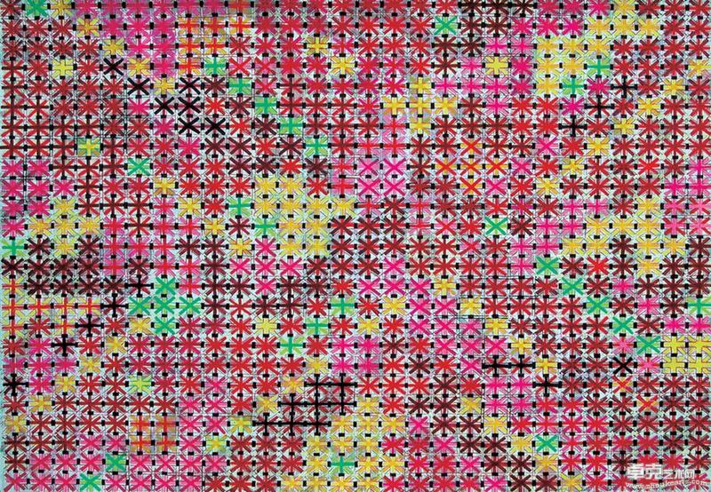 《十示》丁乙 117x80cm 丝网版画、BFK丽芙版画纸