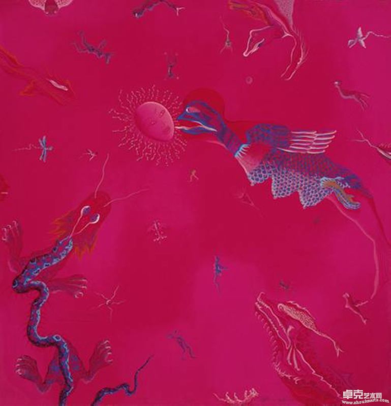 《吻》孙良 79x76.5cm 丝网版画、阿诗88版画纸