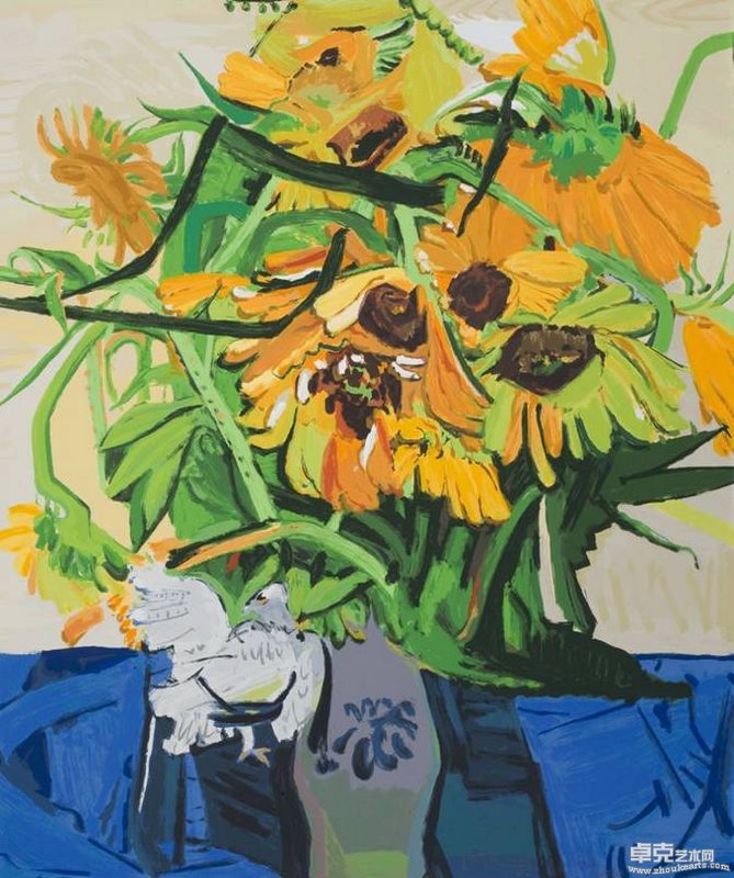 《雨天》闫平 68x57cm 丝网版画、阿诗88版画纸