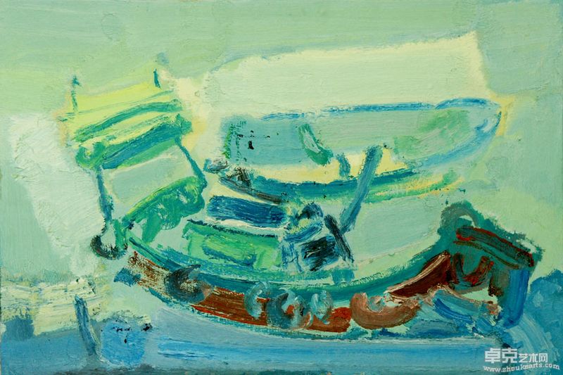 鼓浪屿船系列60×90cm 布面油画 2010