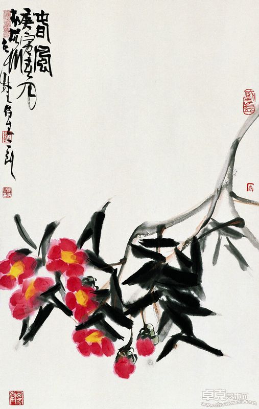 谢海 春风 设色纸本 70cm×45cm 2010