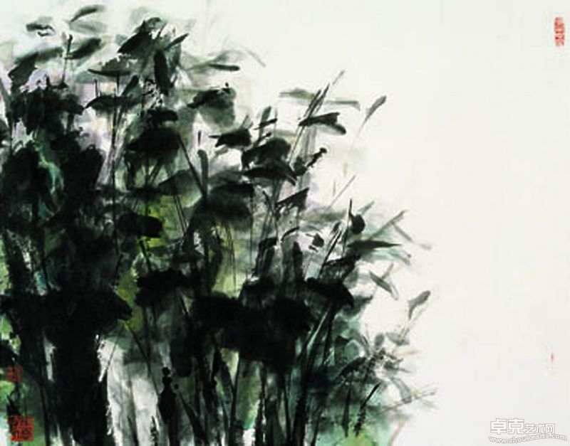 谢海 山花烂漫 设色纸本 34cm×45cm 2009