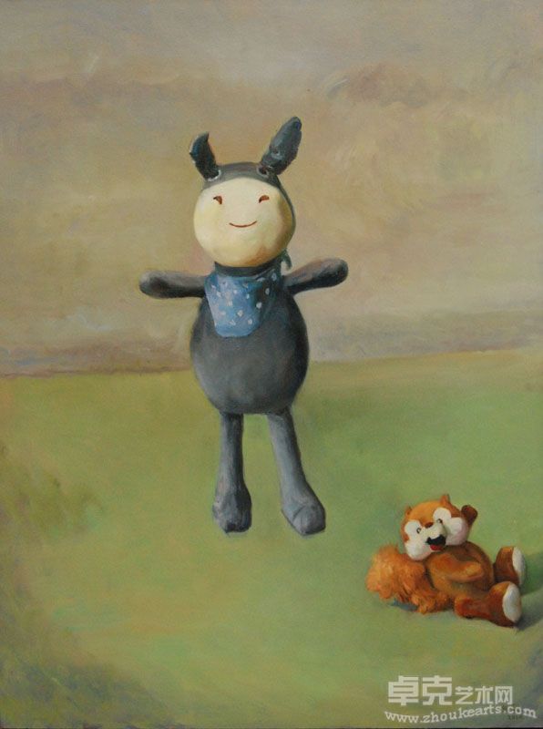 张聪《我要飞的更高》120X90CM 2011年