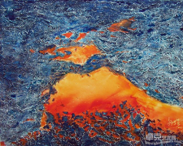 无题  布面油画综合材料   110X140CM 2011