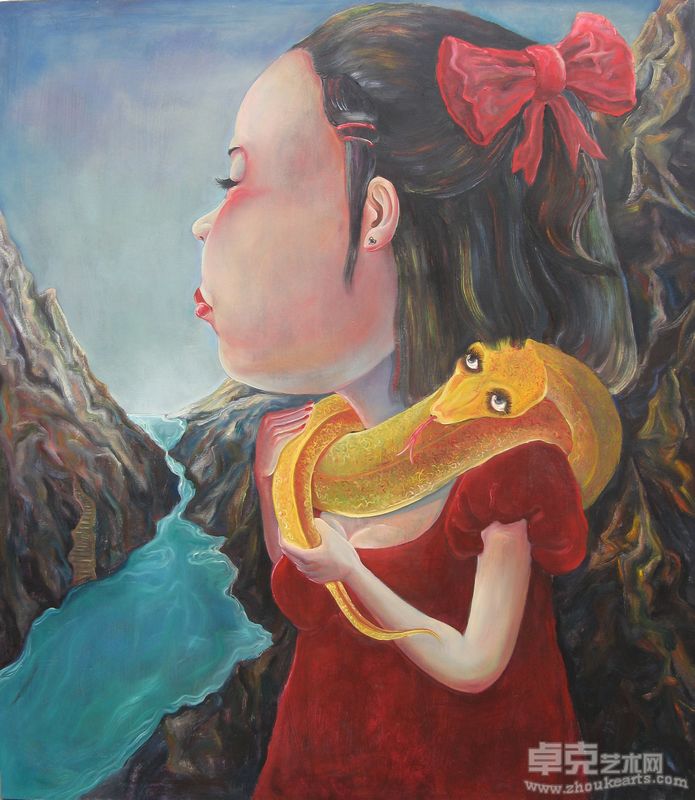回望+130X150CM+布面油画+2008年