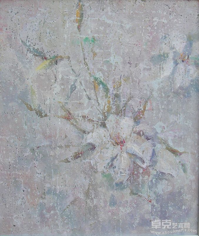 董晓峰《花祭-4》55×66cm油画2011年