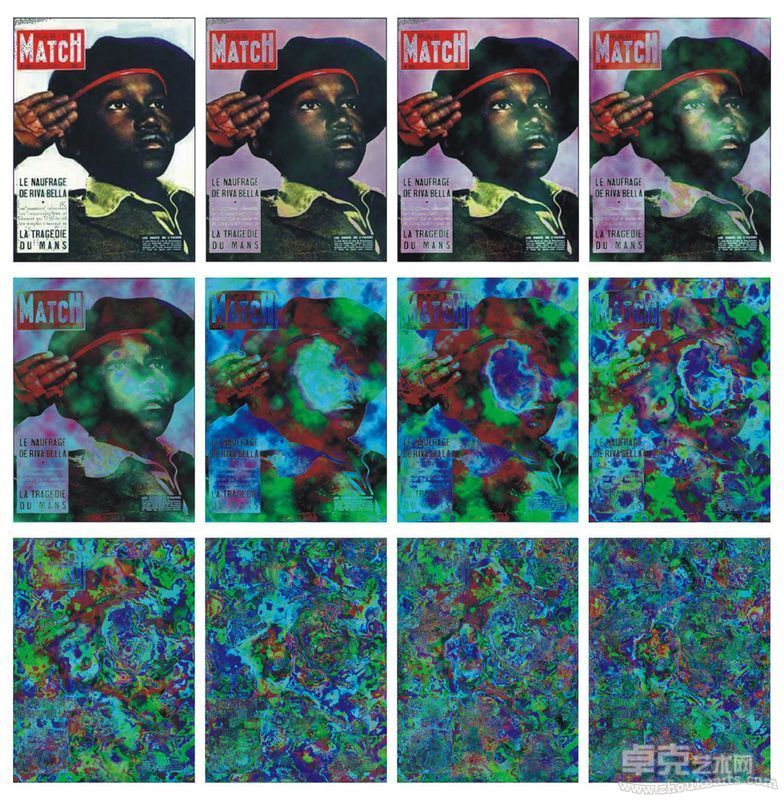 郭景涵《罗兰·巴特》12帧数字装置 视频逐帧 2007