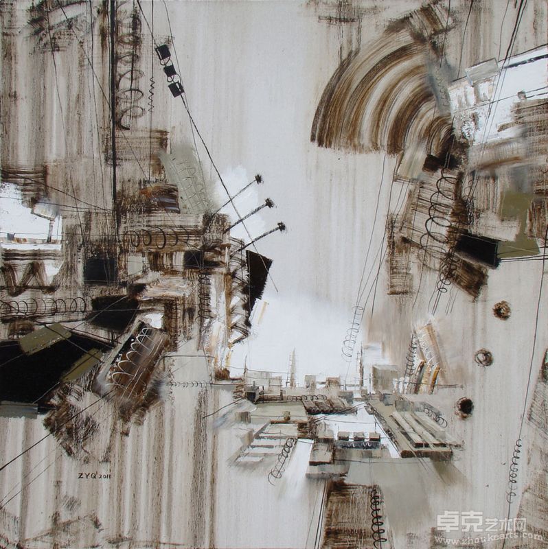 赵玉强-天诫-布面油画-100cmX100cm-2011年