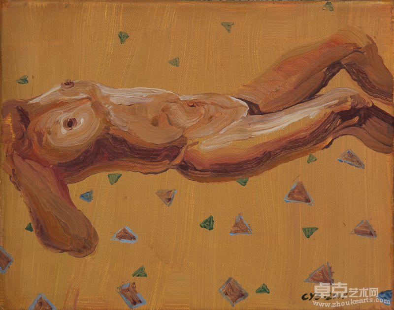 陈永生——《周日下午》二30X20cm 布面油画 2011年