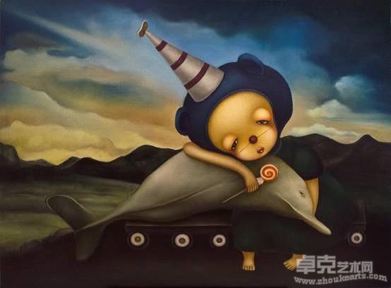 （中国）张静：《传闻》，布面油画，130x97cm， 2011年