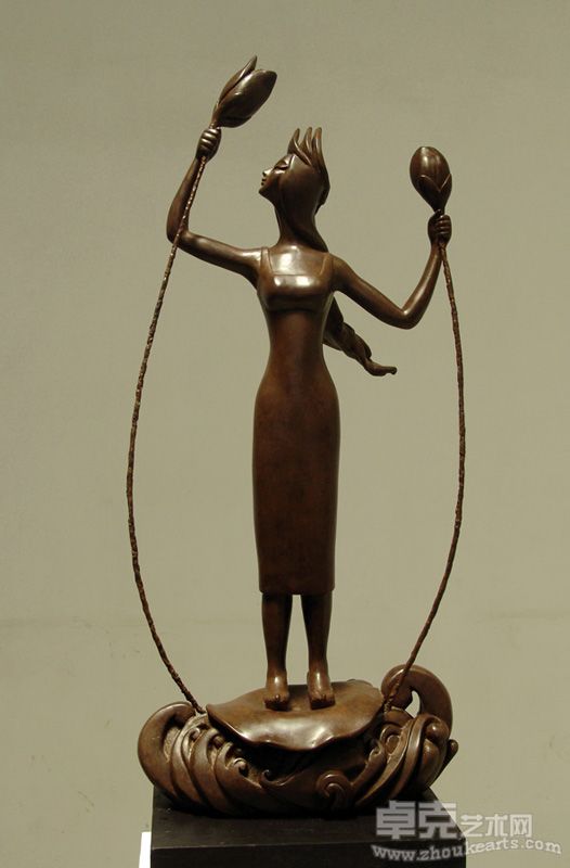 丽金 In Dream,青铜，82x34x15cm