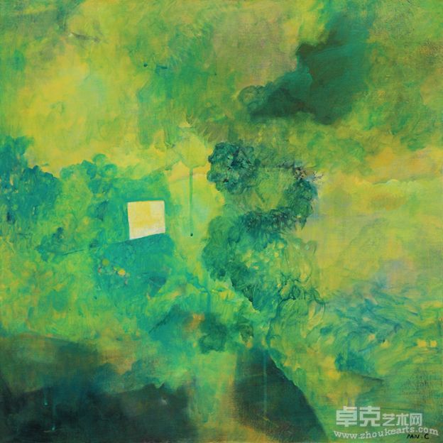 《四维虫子》布面丙烯  60cm×60cm