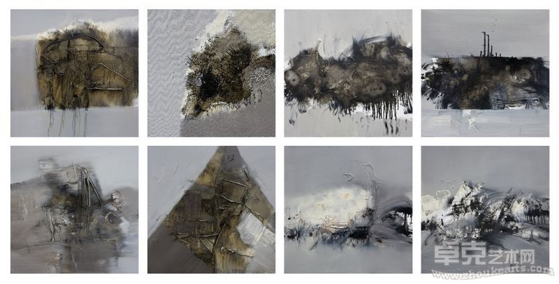 墨祭系列 60×60cm×8 2009年