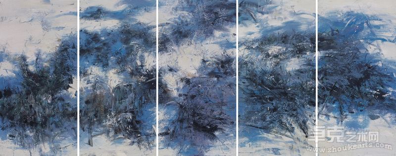 潮 180×90cm×5 2008年