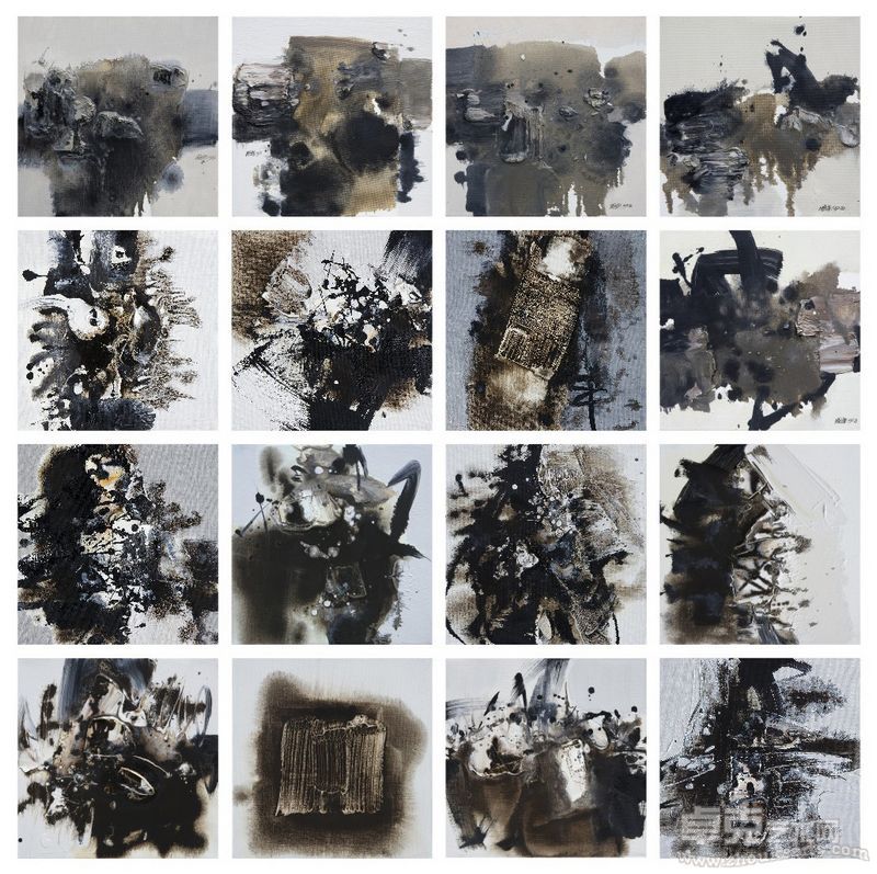 墨系列 30×30cm×16 2010年 2010年