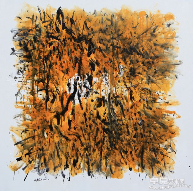 华彩之二 150×150cm 2011年