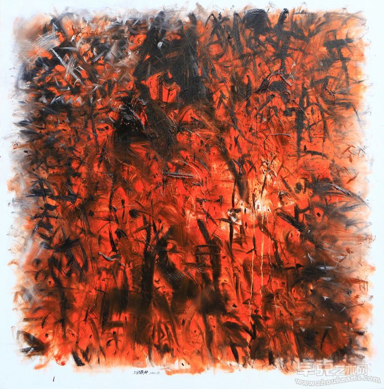 华彩之一 150×150cm 2011年