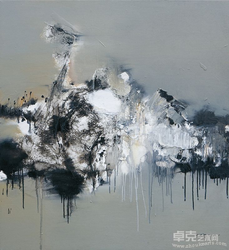 山岚之二 120×120cm 2009年