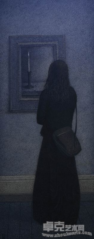 呼吸 刘朋飞 布面油画 Breathing Liu Pengfei Oil on canvas；150cmx60cm 2011