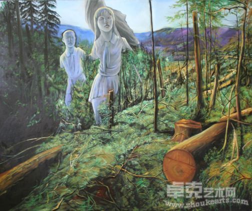 寻找--5 赵勇 布面油画 Looking for NO.5 Zhao Yong Oil on canvas 120cmx100cm 2010