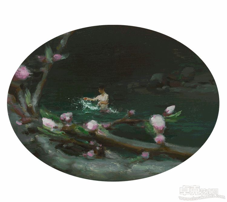 李胤_山的那一边3_油彩画布_30x40cm_2011