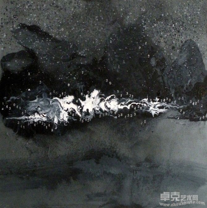 原代码2007-No9 80cmx80cm 综合材料