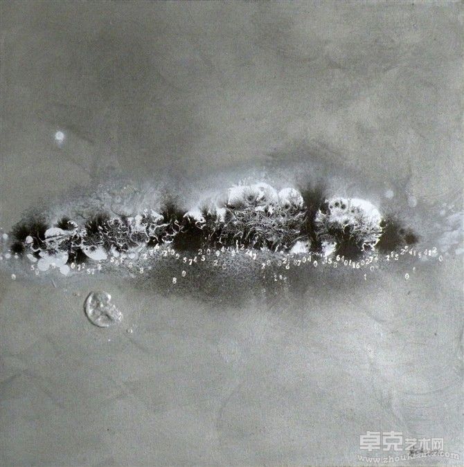 原代码2007-No7 80cmx80cm 综合材料