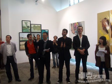 红与黑展览开幕式