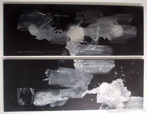 红与黑展览朱明作品