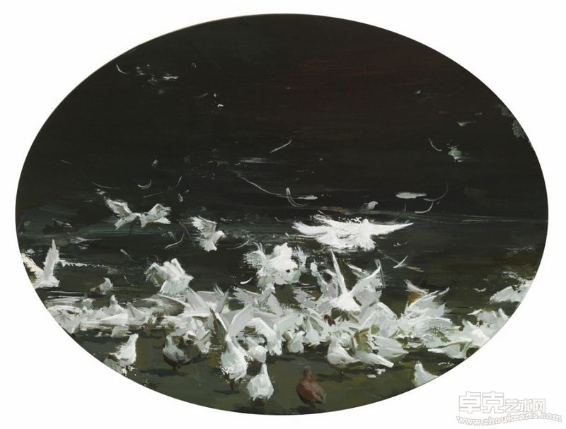 李胤_山的那一边10_油彩画布_30x40cm_2011