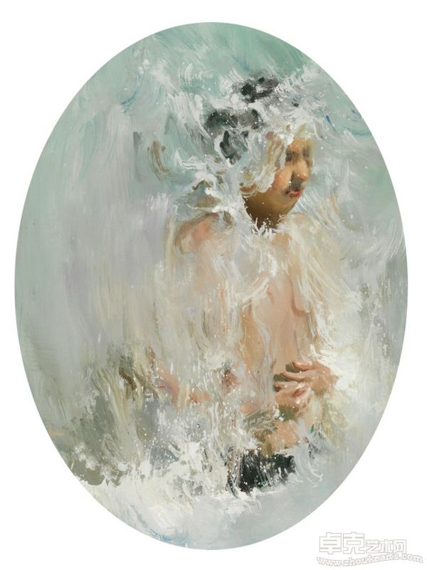 李胤_我在那一角落患过伤风1_油彩画布_40x30cm_2010