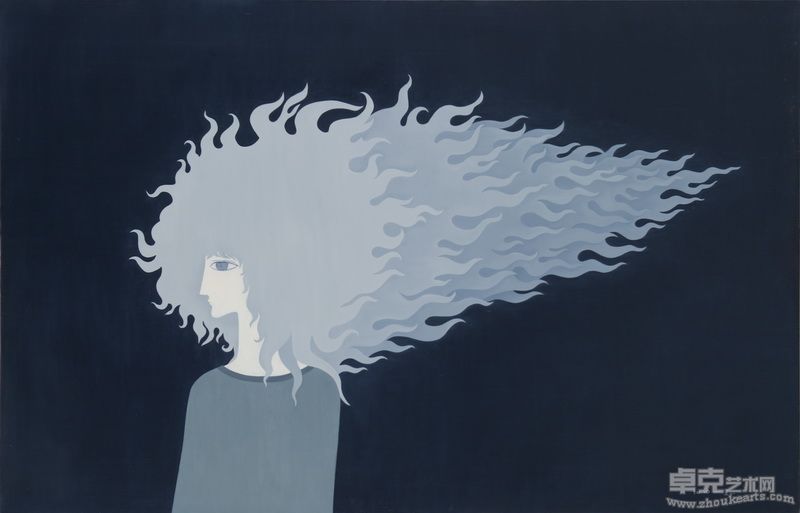 牟林童 风 2011 布面油画 108x169cm