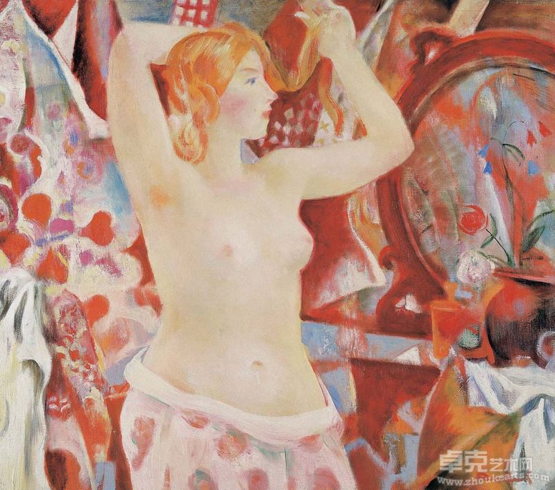 梅尔尼科夫Milnikov裸女Nude Lady79.5X90cm布面油画Oil on Canvas1979