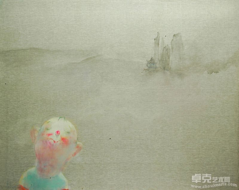 南方 空中楼台定望月 布面油画 120x150