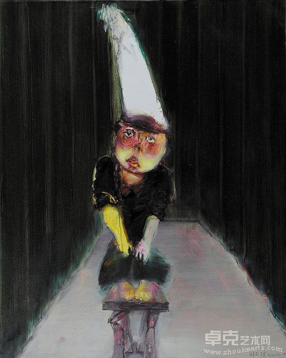 刘玉洁 以舞台的名义-于一切眼中看见无所有NO.1 布面油画 100x80