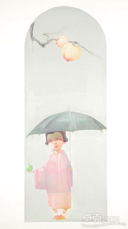 杨晖 佛想 布面油画 160x90