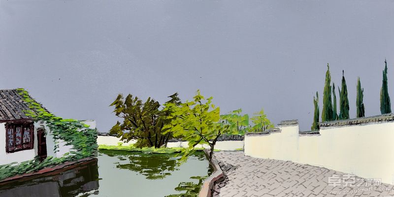 园林No.153 尺寸50x100cm 2010年