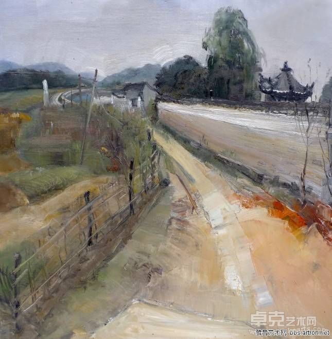 彭烈洪 曾国藩故居 60×60cm