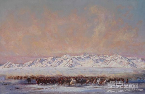 布面油画《生态—心中的风景NO29》100X65CM 2010