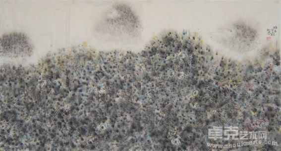 韩社林   羽虫，6尺整180x97cm,2008