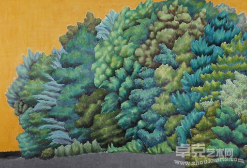 赵世琅  In Georgia_1   2011年 纸本水墨 69 x 100 cm