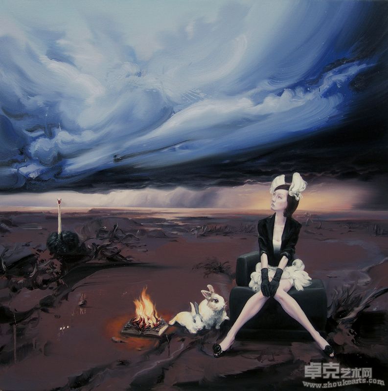 光NO.6  100X100cm 布面油画  2011  申树斌