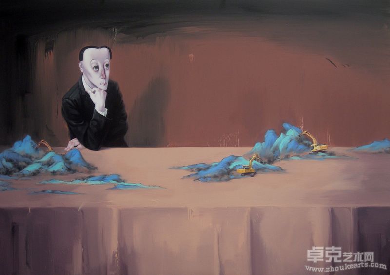 在场之二 布面油画  200X140  2011