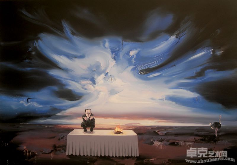 光NO.8  100X100cm 布面油画  2011  申树斌