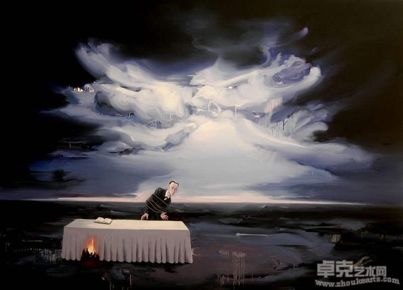 光NO.4 250X180cm 布面油画  2011  申树斌