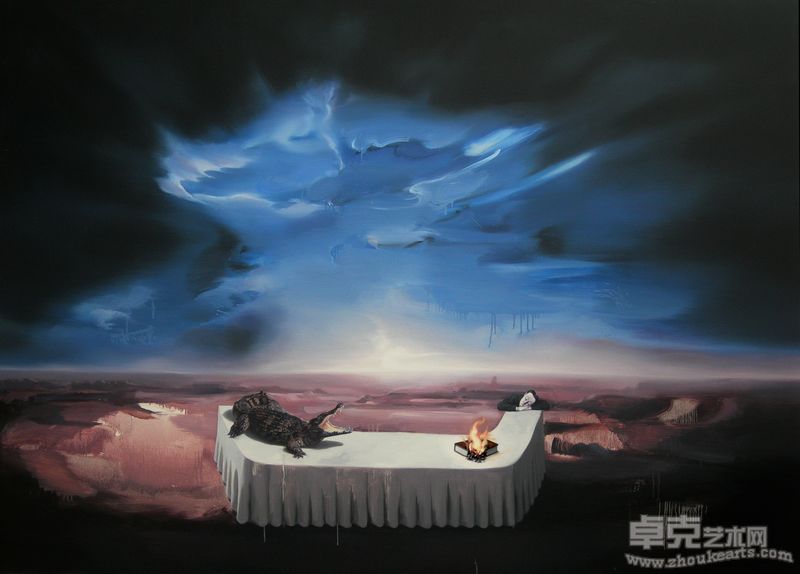 光 250X180cm 布面油画  2011  申树斌