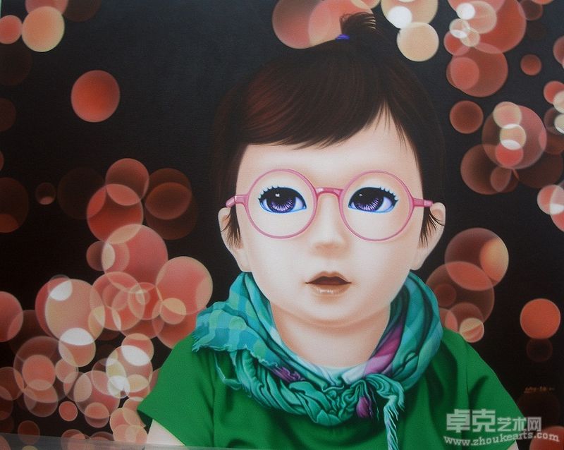 瞿榕 瞳镜 Pupil Reflection 150x180cm 布面油画 2011