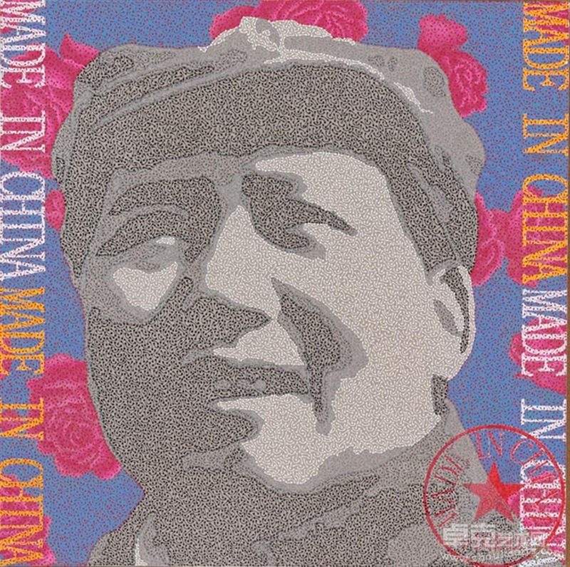 Made in China_ 100x100公分_布面丙烯_2010
