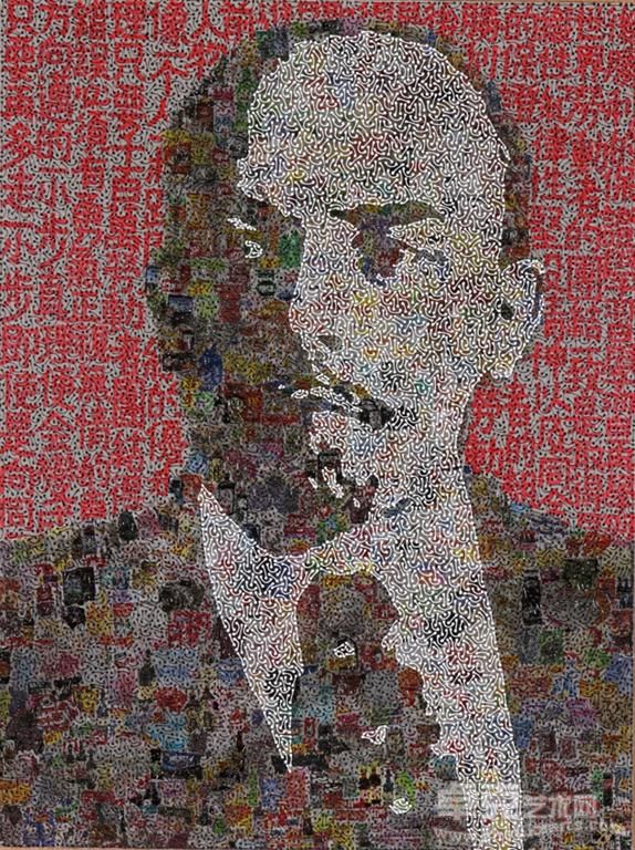 列宁_100x70公分_布面丙烯_2011